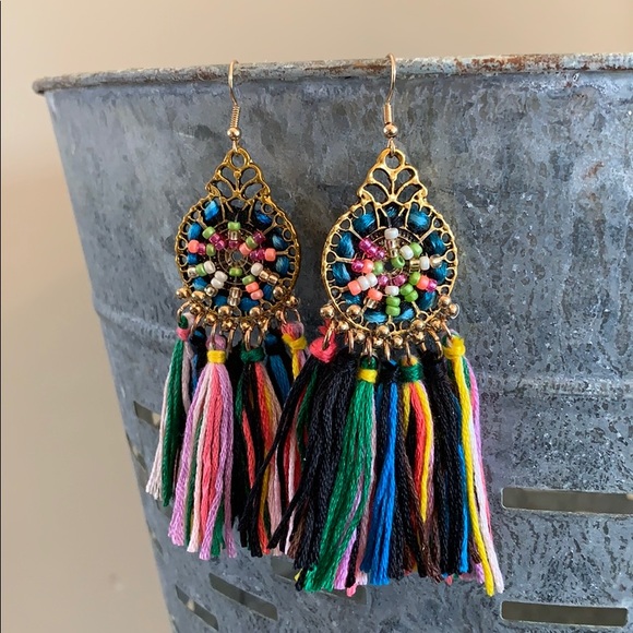 BOGO! Multicolor Boho Earrings - Picture 4 of 4